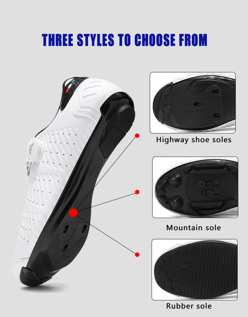 Pantofi de ciclism pentru șosea, pantofi de ciclism pentru mountain bike, respirabili și rezistenți la uzură, pantofi profesioniști cu sistem de blocare, pentru bărbați sau femei