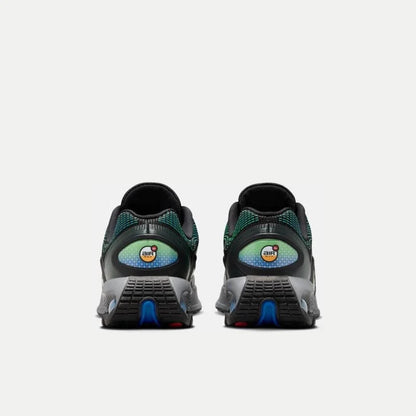 Nike Air Cushion Cushioning Fitness High-Quality Upper Training Women's Low-Top Running Shoes New Lightweight Comfortable Commuting Outdoor Sports Running Shoes Air Max Dn Black and Green Cool Color Fashion Versatile Casual S