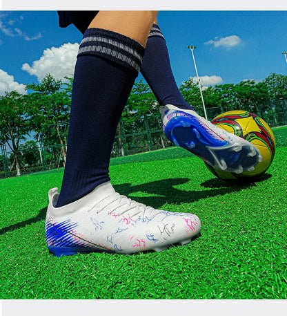 New Men's Football Boots Non-Slip Soccer Shoes Training Sneakers FG Top Quality Cleats Wholesale Drop Shipping Unisex Adult
