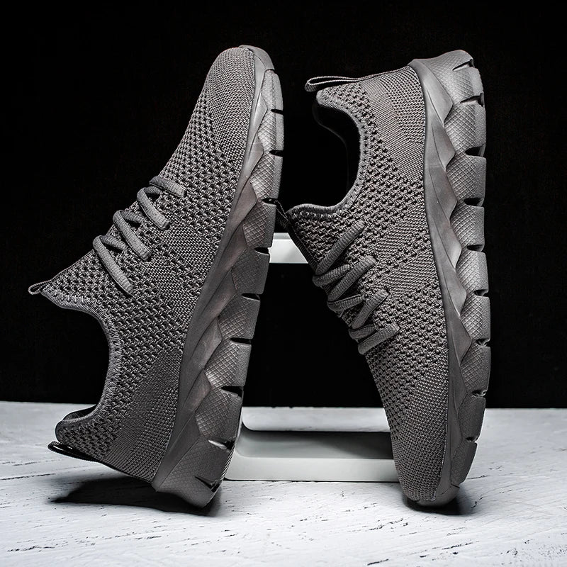 Zapatillas deportivas para hombre, ligeras y transpirables, para correr, para todas las estaciones, tallas grandes, clásicas, informales, deportivas, con suela gruesa, para caminar