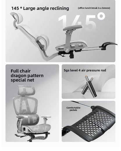 Portable Minimalist Ergonomic Chair 10D Armrest Computer Chair Office Chair Study Chair Gaming Chair Gravity Sturdy and Durable