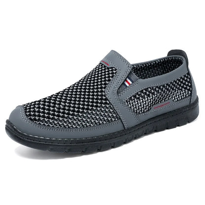 Zapatillas deportivas para hombre. Orificios de ventilación multifacéticos, que eliminan el olor sin cubrir los pies. Zapatillas deportivas informales. Zapatillas de diseño.