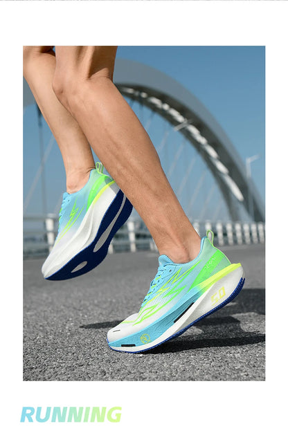 5.0 MIX Carbon Plate Running Shoes for Men and Women Racing Marathon Stable Rebound Shock-absorbing Training Sneakers