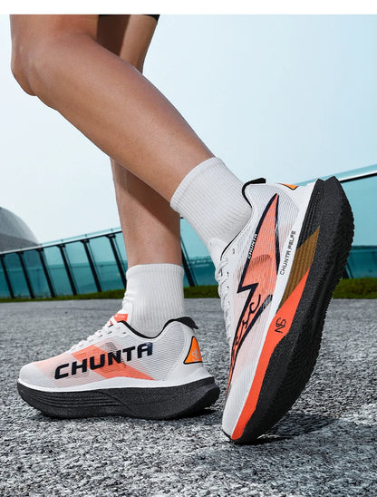 Zapatillas de running con placa de carbono, especiales para maratón, deportivas para hombre, transpirables, ligeras, cómodas y de ocio para mujer.