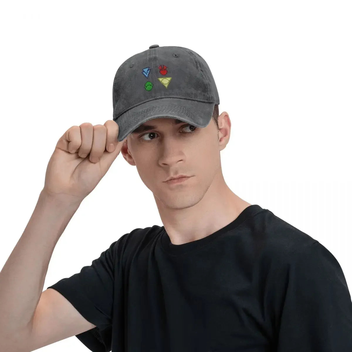 Twilight Imperium 4th Edition Technology Symbols Pixel Art (Square) Baseball Cap Golf Wear Kids Hat Golf Woman Hats Men's