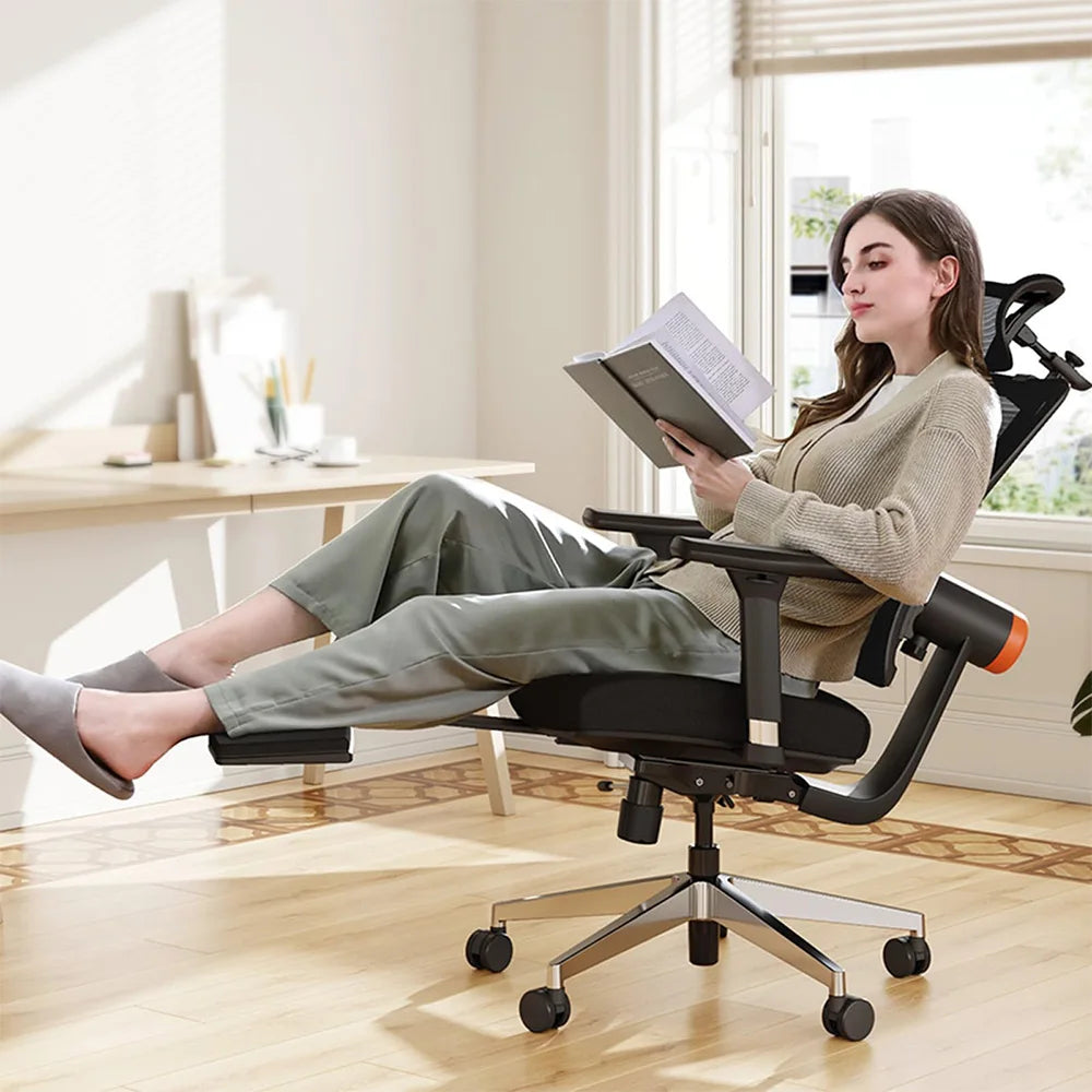NEWTRAL MagicH-BPro Ergonomic Chair with Footrest, Auto-Following Backrest Headrest, Adaptive Lower Back Support, WFH & Leisure