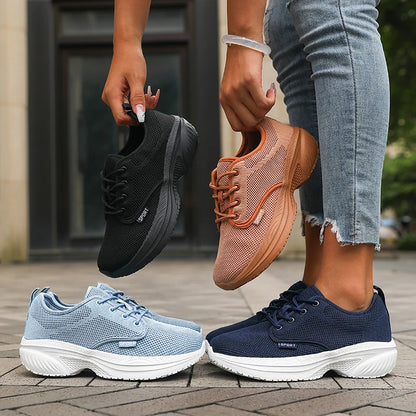 Zapatillas de running para mujer: transpirables, cómodas, para actividades al aire libre y acampada; zapatillas minimalistas con horma ancha y suela blanda, tipo tenis.