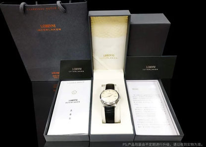 Luxury Brand Switzerland LOBINNI Perpetual Calendar Automatic Mechanical Men's Watches Sapphire Multi-function Clock L13019-8
