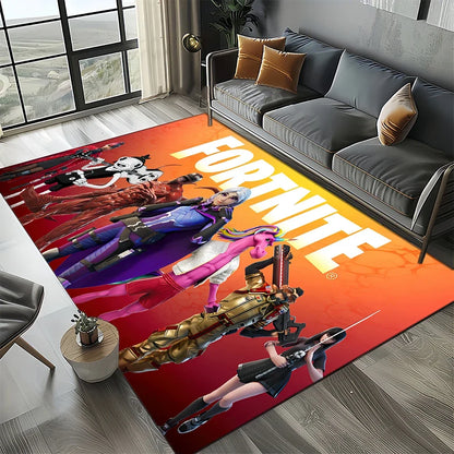 2025 Games 3D F-Fortnite Cartoon Carpet Rug for Living Room Bedroom Home Sofa Decoration,Kids play Area Rug Non-slip Floor Mat