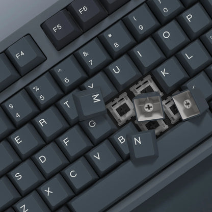 KBDiy 174 Tasten/Set PBT GMK Apollo Tastenkappen, Double-Shot, minimalistisches ISO-Cherry-Profil, für mechanische Gaming-Tastaturen, Tastenkappen für MX