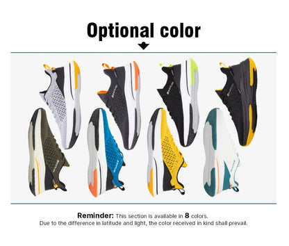 Baasploa Lightweight Running Shoes for Men, Comfortable Men’s Designer Mesh Casual Sneakers, Lace-Up Male Outdoor Sports Tennis Shoes