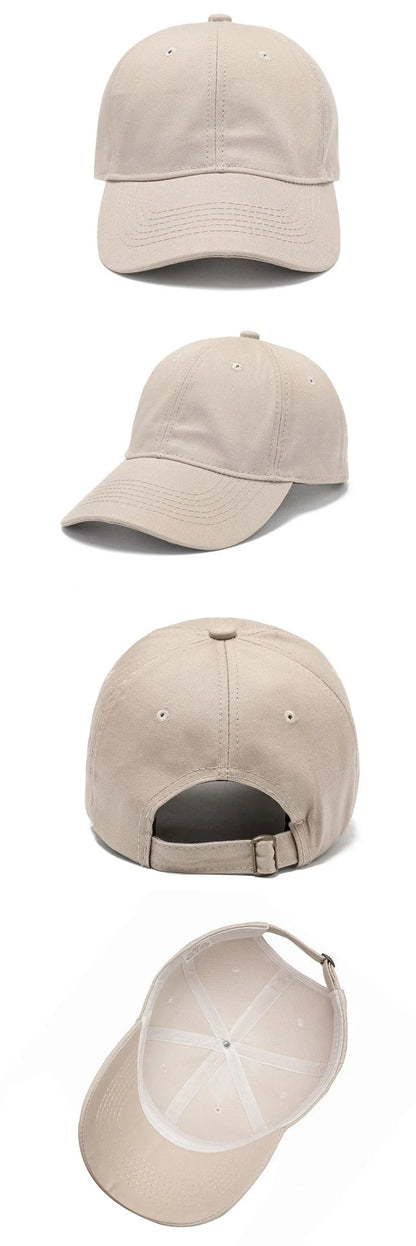 Wholesale Men Women Soft Top Baseball Cap With Custom Logo Unisex Adjustable Dad Hat Shade Hip Hop Summer Sunshade Hat Sport Hat