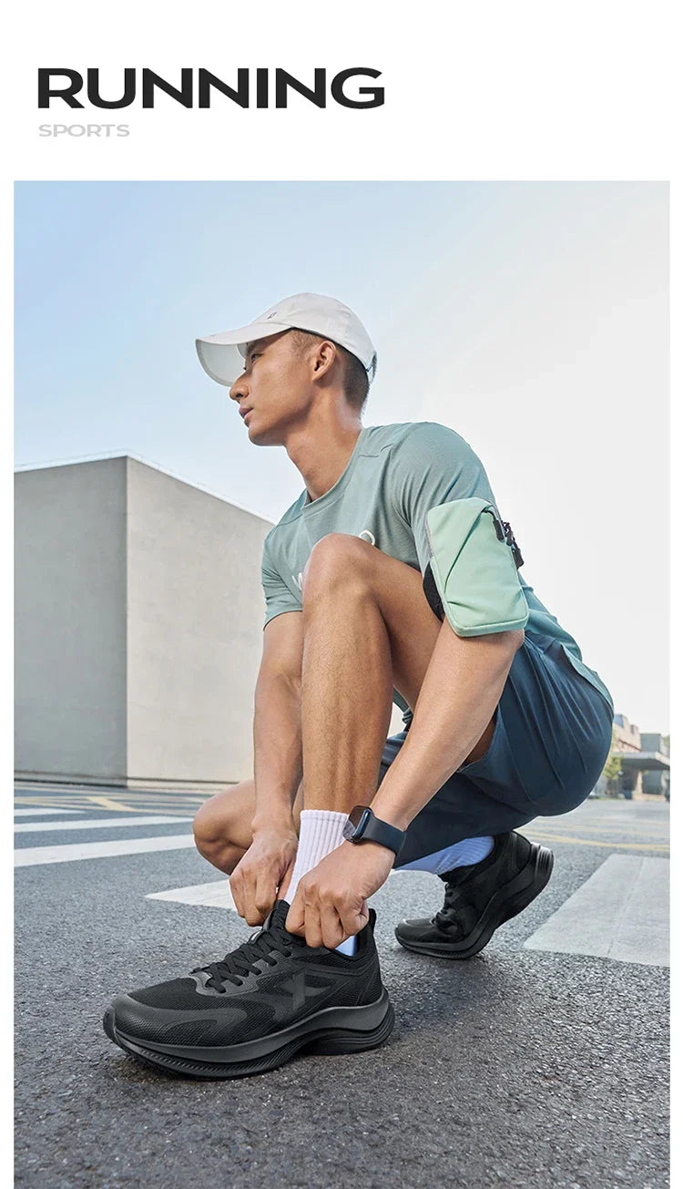 XTEP Running Shoes Men's 2025 Summer Mesh Breathable Comfortable Wear-Resistant Sports Shoes, Commuting Casual Shoes 875319110025
