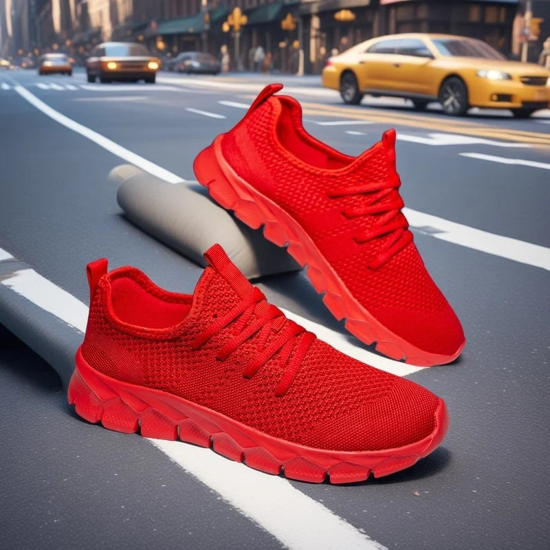 Sneakers da uomo in rete, scarpe da donna leggere, scarpe casual basse, scarpe da corsa da uomo, scarpe sportive, scarpe da tennis morbide e traspiranti, sneakers da uomo