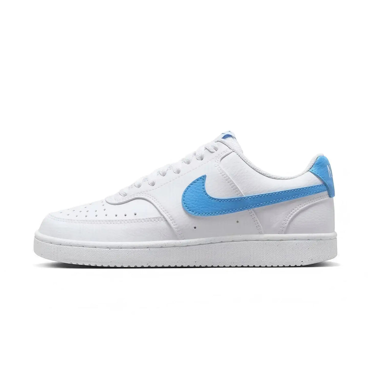 Nike Court Vision 1 Low Next Nature Udobni, vsestranski in trpežni nizki košarkarski čevlji za ženske, beli/modri DH3158-107