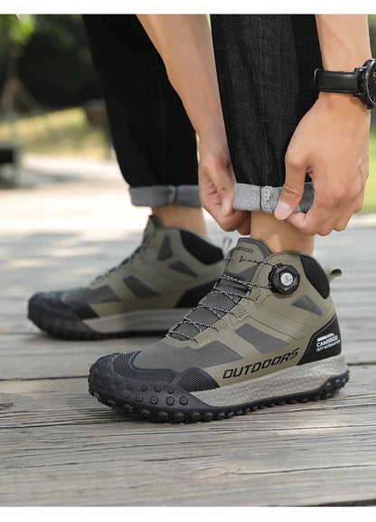 CAMSSOO Hiking Shoes Men Snow boots Outdoor Sports Climbing Shoes women Trekking Sneakers ankle boots hunting shoes travel boots