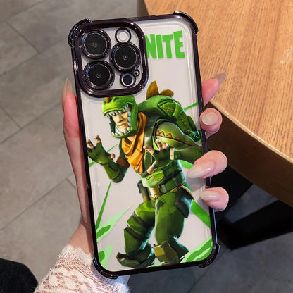 Custodia per telefono Anime Fortnite Game Plating per Xiaomi Redmi A7 15 A3 15C 14C K50 A1 Note 15 14 13 12 12s Pro Plus 4G 5G anti-caduta