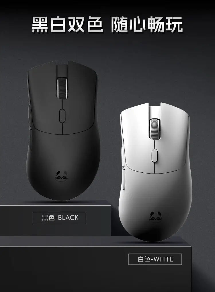 Mouse wireless Metaphyuni Metapanda P1 Pro Max Paw3395L, latență redusă, ușor, pentru e-sports și gaming, ergonomic, cadou pentru gamer PC