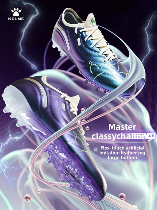 Kelme Adult Football Shoes MG Short Nail Men's Training Football Boots Professional Competition Grass-Specific Soccer Shoes