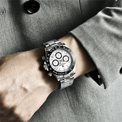 Neue PAGANI DESIGN PD1644 Luxus-Quarzuhr für Herren mit automatischem Datum, sportliche Armbanduhr, 100m wasserdicht, Chronograph, Herrengeschenk