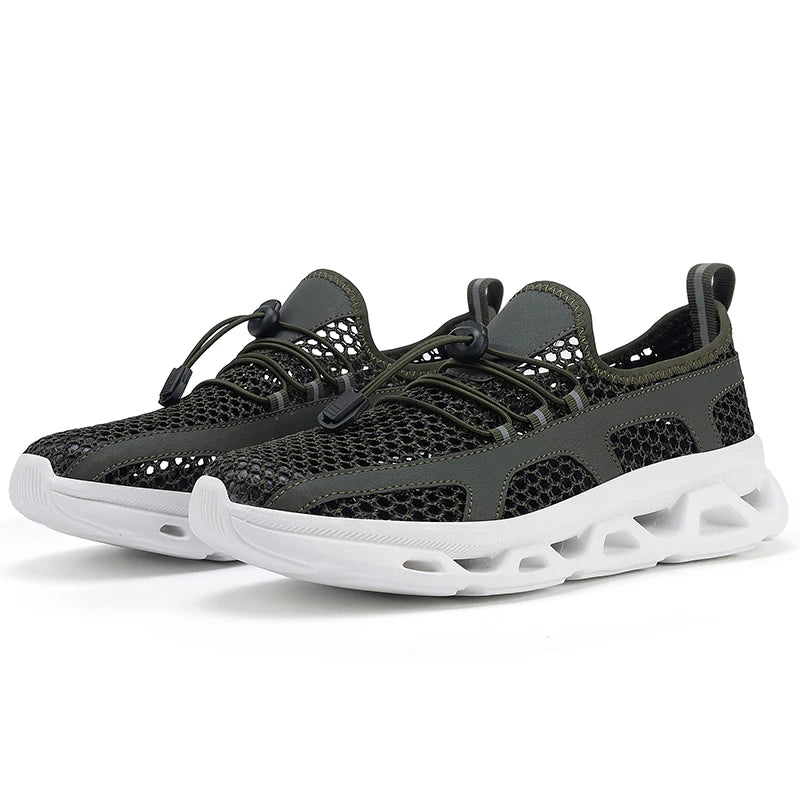 Hombres, mujeres, zapatillas de vadeo de secado rápido, transpirables, AquaIn Upstream, antideslizantes, para deportes al aire libre, resistentes al desgaste, zapatillas de playa, tallas 39-46