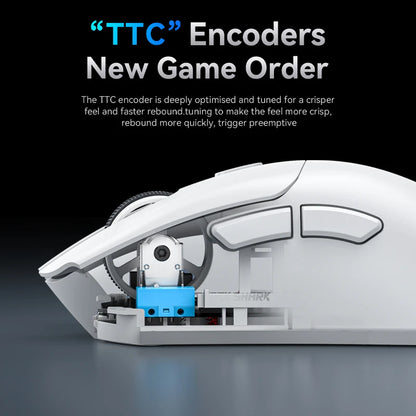 Attack Shark R1 18000dpi Wireless Mouse, 1000Hz, Tri-mode Connection, PAW3311, Macro Gaming Mouse