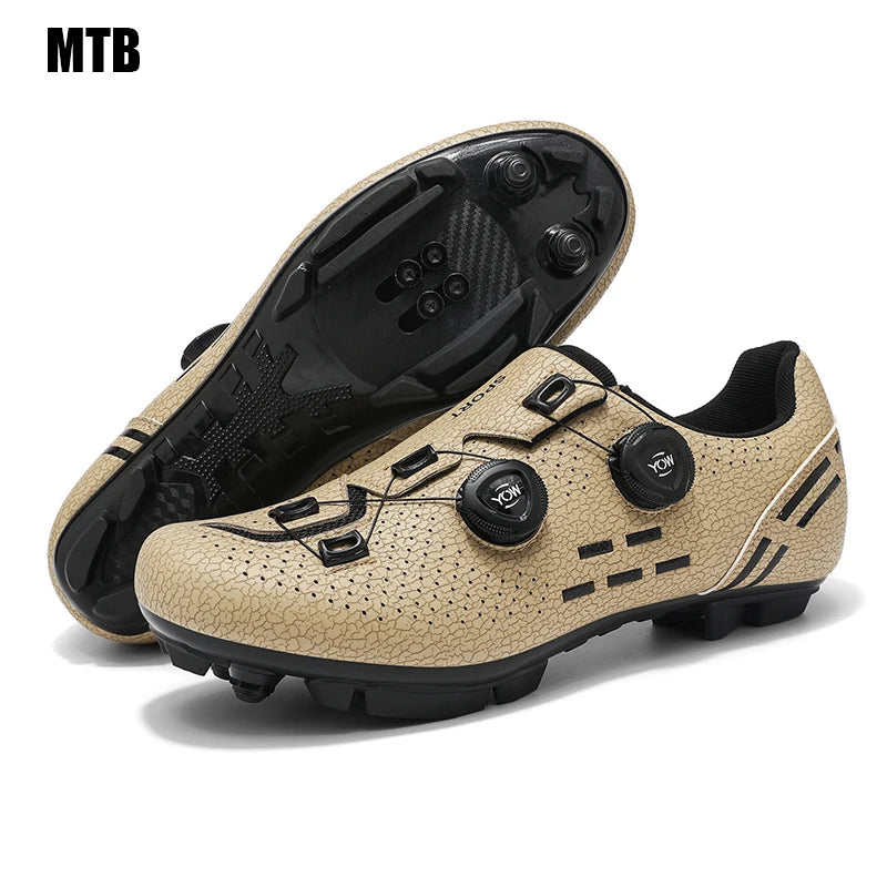 Men’s Professional MTB and SPD Cycling Shoes Mountain Racing Shoes Women’s Mountain Racing SPD Road Cycling Shoes