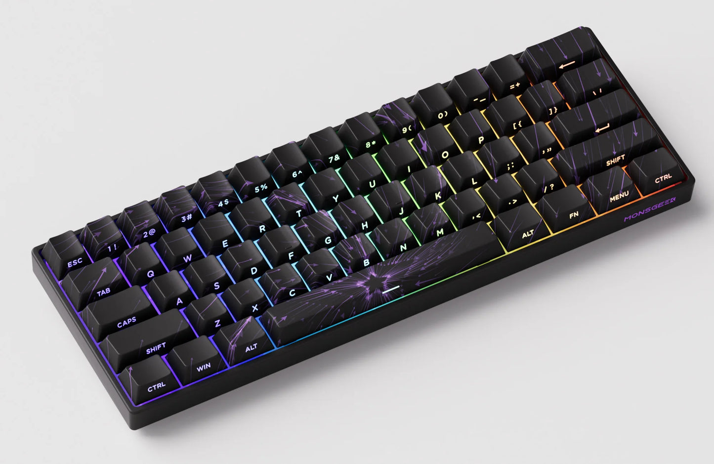 Akko MonsGeek FUN60 PRO&MAX HE Machanical Keyboard Magnetic Switch 60%  Gaming Keyboard Rapid Trigger 8K Custom Keyboard