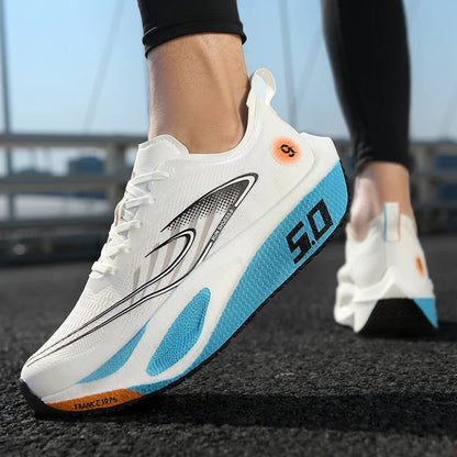 FourSeasons herensportschoenen CarbonPlate hardloopschoen, ademende marathon- en wedstrijdschoenen, comfortabele atletiek- en trainingsschoenen, wandelschoenen