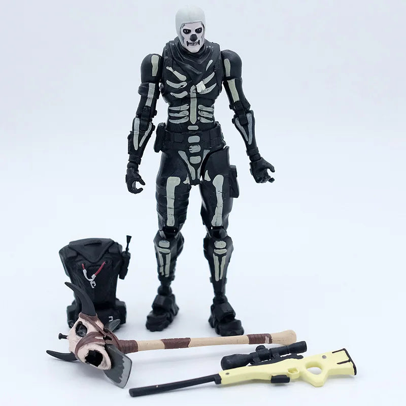 Game Fortnite Raptor Black Knight Skull Trooper Premium Cuddle Team Leader MogulMaster Action Figure Room Decoration Toys Gift