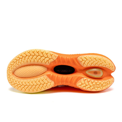 ONEMIX Nieuwe hardloopschoenen met demping voor heren, geschikt voor intensieve hardlopers, met veters, sportschoenen voor dames, antislip, outdoor, atletische herensneakers