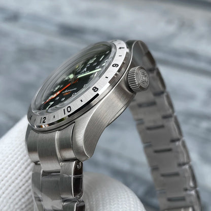 STEELFLIER Official SF792 GMT Mechanische Armbanduhr NH34 Uhrwerk Super BGW9 C3 Leuchtmasse 200M wasserdichte Luxus-Taucheruhr für Herren