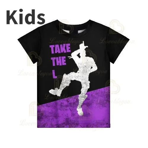 Red Jade Fortnite Anime Battle Royale 3D T-Shirt for Men Women Kids - Pelly T-Shirt Birthday Gift for Girls and Boys