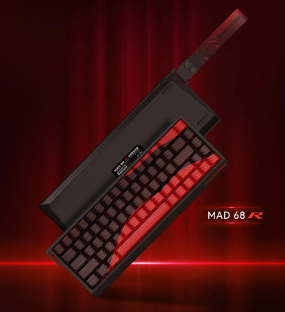 Madlions Mad 60He Magnetic Switch Mechanical Keyboard MAD68 Wired Keyboard Mad60he Custom MAD68he Esports Gamer Keyboard Gifts