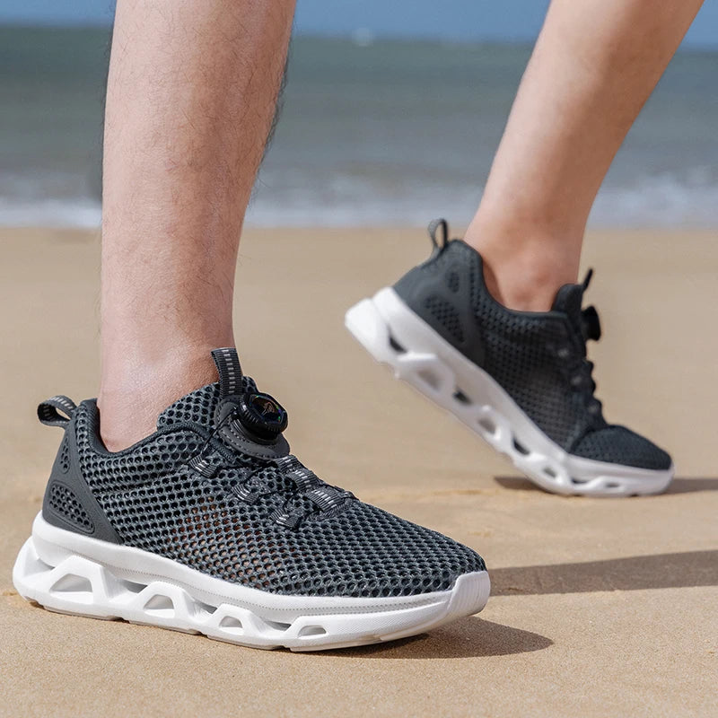 2026 Men and Women Quick-Dry Wading Shoes, Water Breathable AquaIn Upstream Antiskid Outdoor Sports Wearproof Beach Sneakers, Sizes 39-46