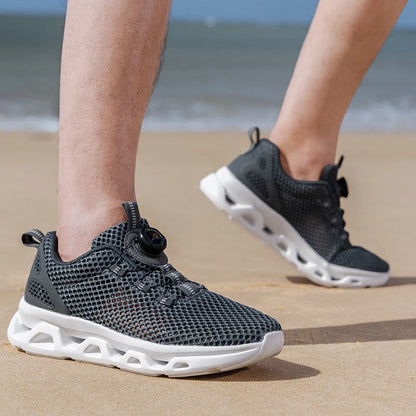 2026 Men and Women Quick-Dry Wading Shoes, Water Breathable AquaIn Upstream Antiskid Outdoor Sports Wearproof Beach Sneakers, Sizes 39-46