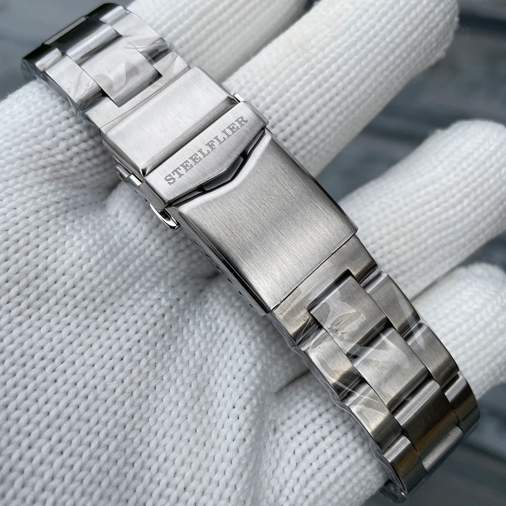 STEELFLIER Official SF792 GMT Mechanische Armbanduhr NH34 Uhrwerk Super BGW9 C3 Leuchtmasse 200M wasserdichte Luxus-Taucheruhr für Herren