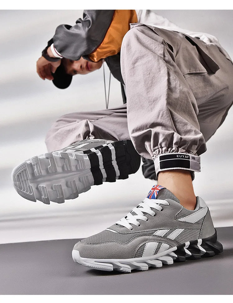 New Men's and Women's Running Shoes Breathable Casual Sneakers Anti-slip Vibration Comfortable Outdoor Sports Walking Shoes 36-48