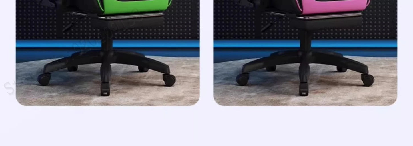 S6 Ergonomic Gaming Chair with Adjustable Backrest, Comfortable Computer Chair, Swivel Lift Chair with Armrests for Gaming & Office