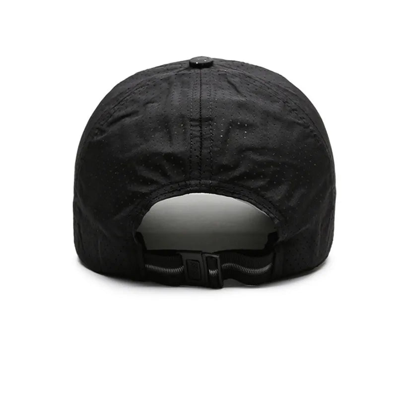 Men Women Mesh Moisture-Waging Quick Dry Baseball Cap Male Summer Female Originality Adjustable Breathable Sun Visor Fishing Hat