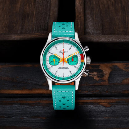 Sugess Chronograph Watch for Man ST19 Swanneck Movement Mechanical Wristwatches Sapphire Crystal Pilot Military Racing Clock New