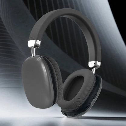 Casque Bluetooth circumaural, puce intelligente 5.3, longue autonomie, faible latence, casque sans fil HiFi pour musique et jeux, idéal pour les voyages et le travail.