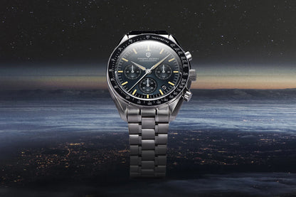 PAGANI DESIGN 2026 New CK2988 Moon Watches Retro Top Luxury Quartz Watch For Men Sapphire glass Speed Chronograph Wristwatch Men