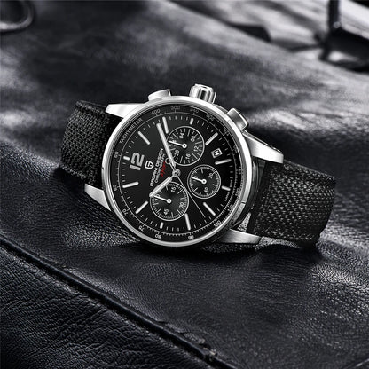 PAGANI DESIGN 2025 New Men Quartz Watches VK63 Fashion Casual 100M Water Resistant Sapphire Glass Stainless Steel Watches