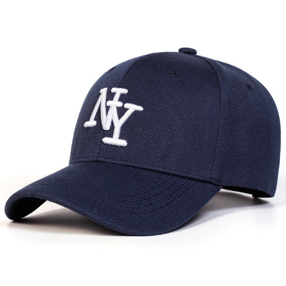Unisex NY Letter Embroidery Baseball Caps Spring and Autumn Outdoor Adjustable Casual Hats Sunscreen Hat Sports Cap