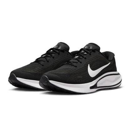 Nike Journey Run: Comfortable, Breathable, Non-Slip, Durable Casual Low-Top Running Shoes for Men – Black and White FN0228-001