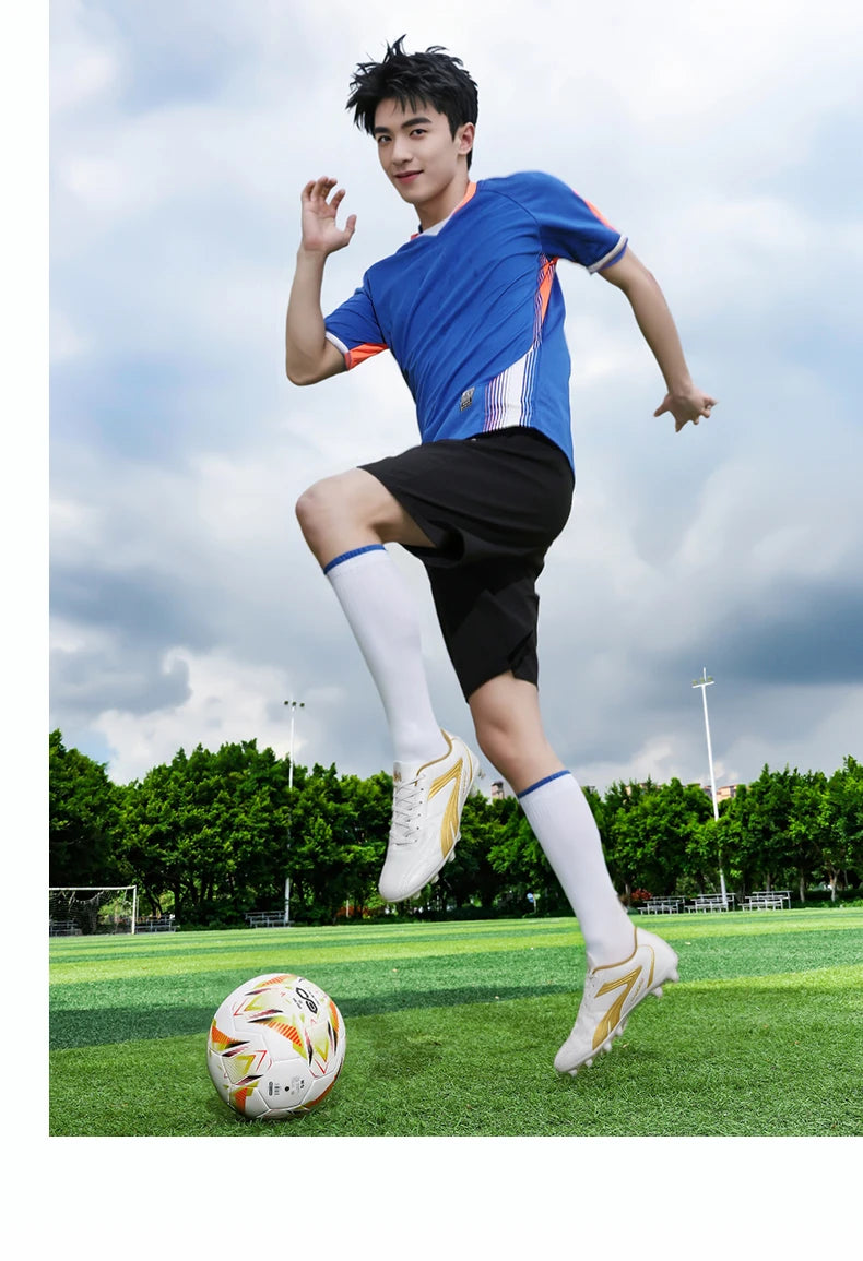 Profesionalni moški nogometni čevlji, nogometni superge za odrasle, za notranjo uporabo, za futsal, ultralahki, protizdrsni, športni, odporni proti obrabi, nogavice