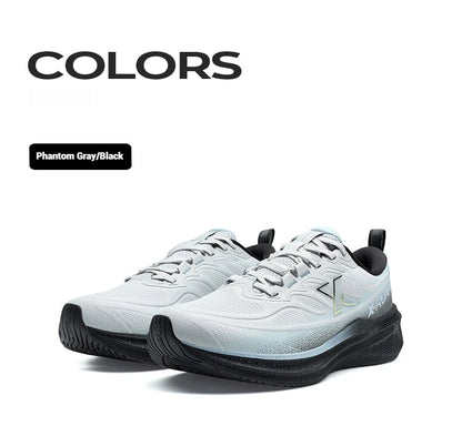 Xtep Running Shoes for Men 2025 Winter Trendy Shock Absorption Cushioning Non-Slip Comfortable Lace-Up Sneakers 875419110045
