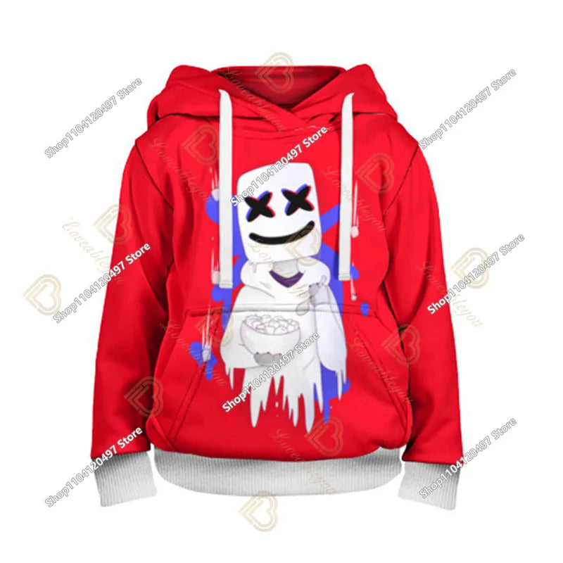 Children's Clothing Fortnite Cosplay Hoodie Sweatshirt, Battle Ikonik Man Sleeve Costume, Christmas Pullover Stress Shirt Clothes