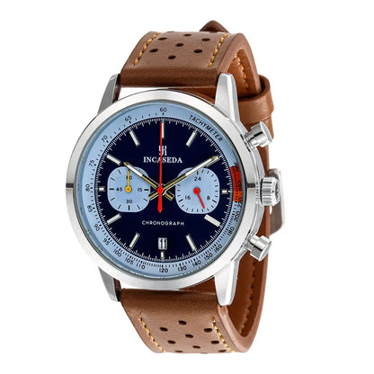 INCASEDA New Watch Timing Code Quartz Watch Multi functional Movement Men's Watch Round Luxury Brand Fashion Sports Quartz Watch